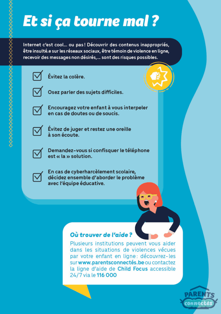 Infographie sur le cyberharcèlement