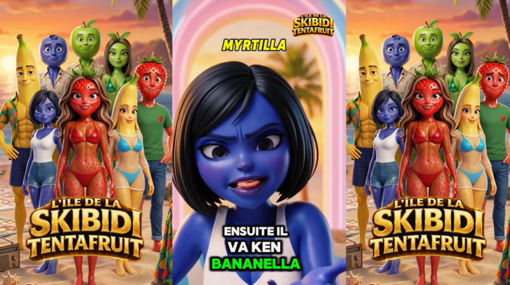 Capture Youtube de L'île de la Skibidi Tentafruit